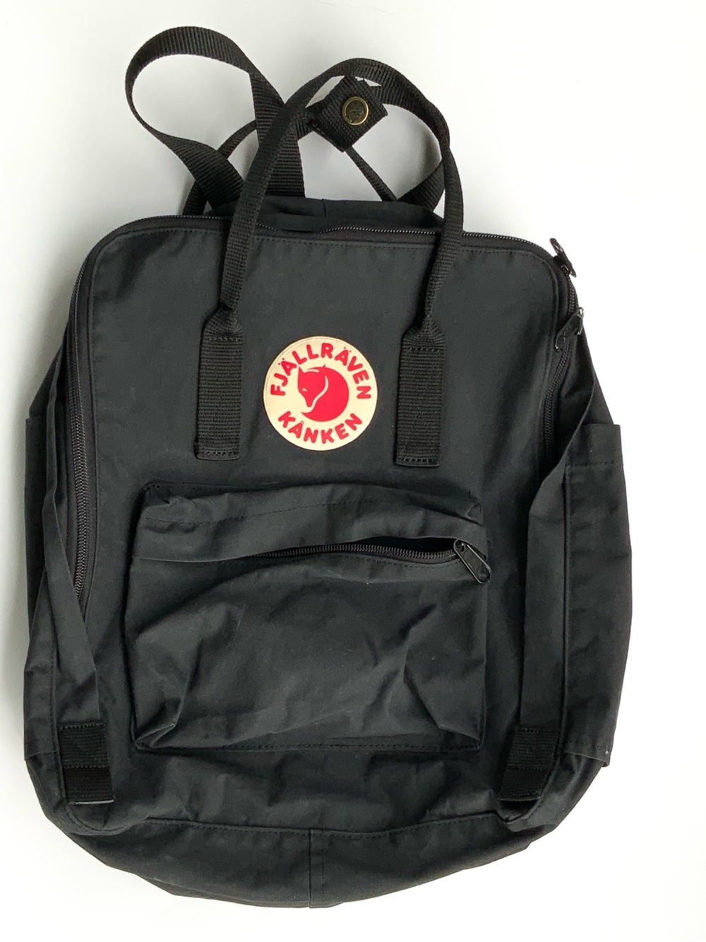 Fjallraven Black Kanken Backpack